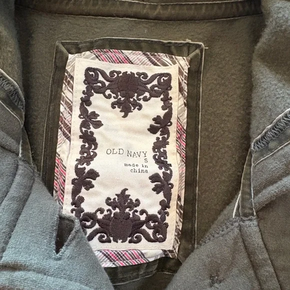 Old Navy Olive Green Hooded Jacket - Picture 3 of 3